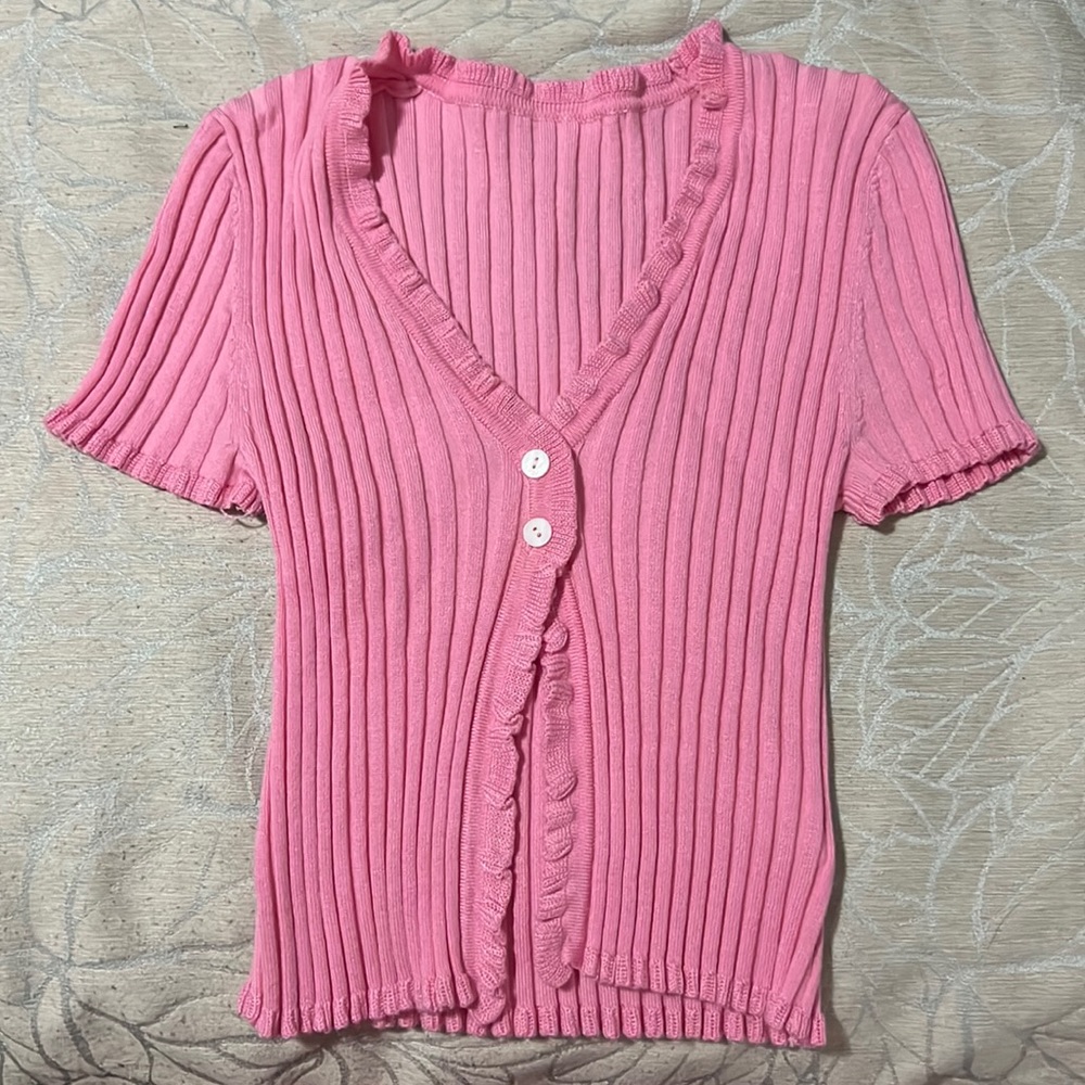 pink boutique top
